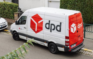 Dpd teslim Van Fransız City havadan görünümü 