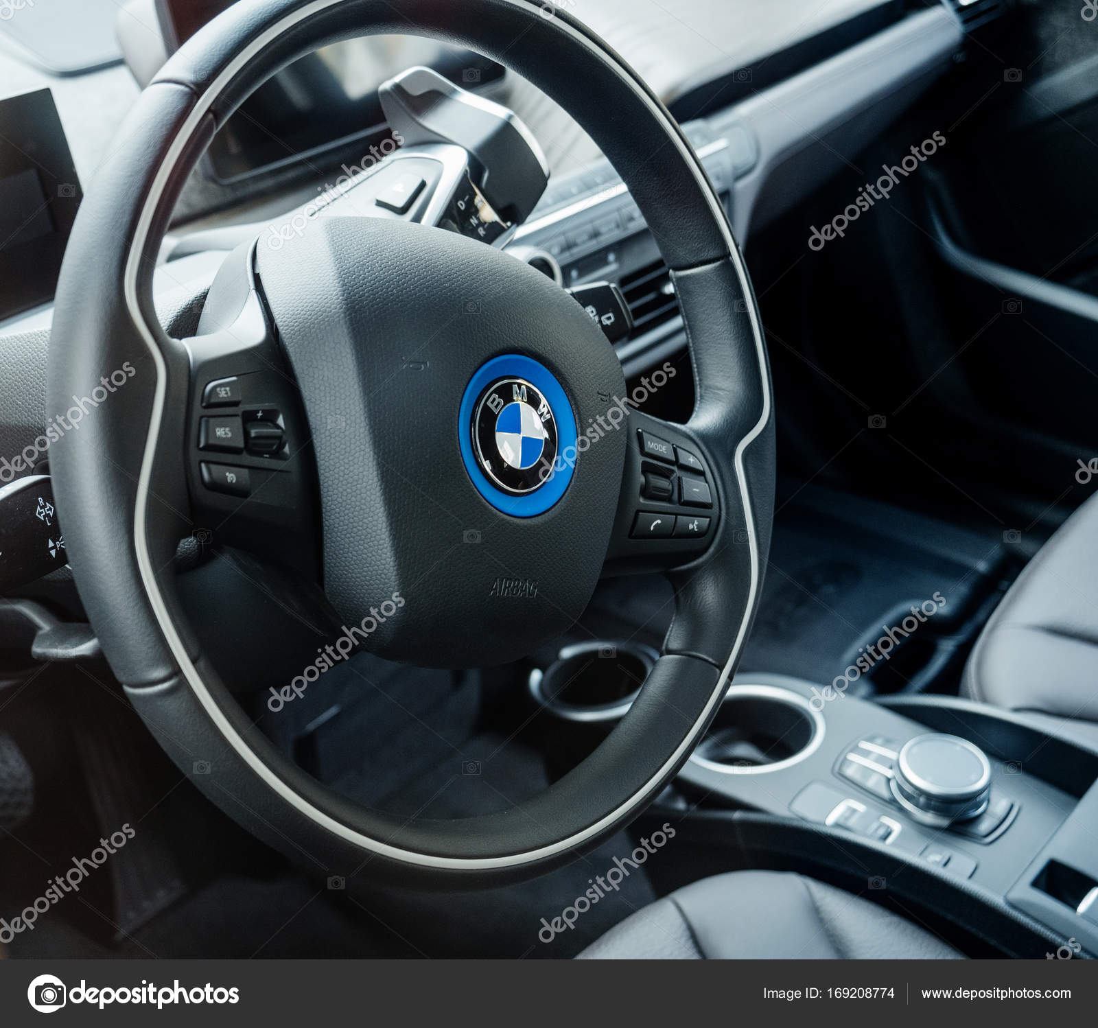 Bmw I1 Electric Car Interior Stock Editorial Photo