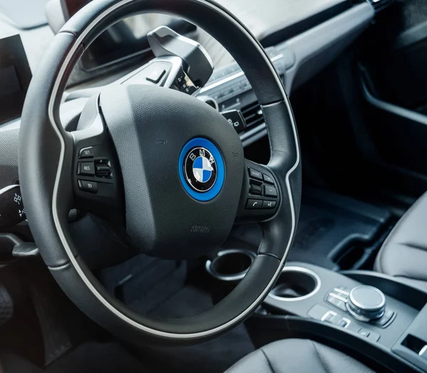 BMW i1 coche eléctrico interior —  Fotos de Stock