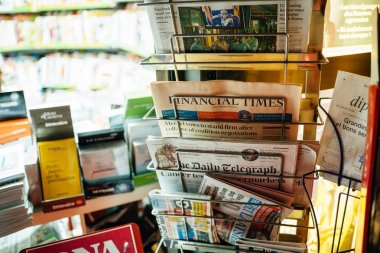 Financial Times, The New York Times gazetesi standı