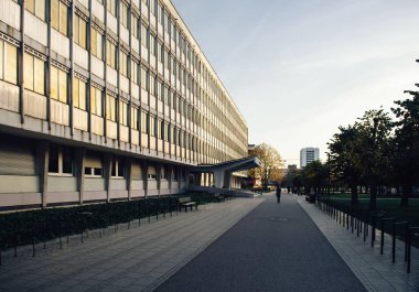 Kampüs Strasbourg Üniversitesi boş