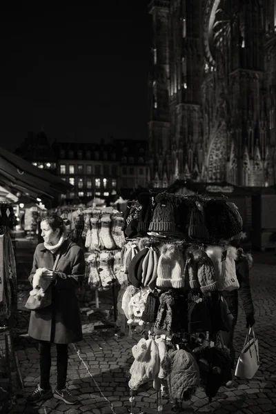 Shopping natalizio a Strasburgo — Foto Stock