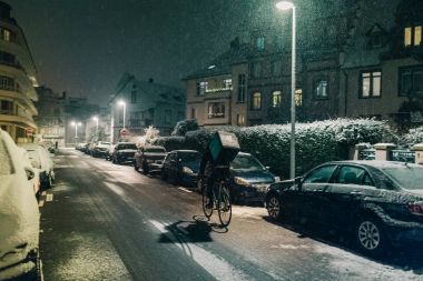 Deliveroo gıda teslim kış 
