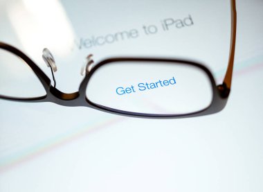 Apple bilgisayarlar tablet ipad üzerinde başlatılan iletiyi almak 