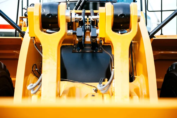 Tractor fron view detail — Stock Photo, Image