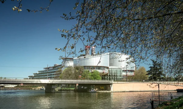 European Court of Human Rights  Strasbourg Alsace, europe France — Stock Photo, Image