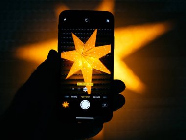 Yeni Apple IPH portre modunda için kontur ışık ayarı
