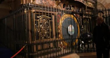 Strazburg Astronomik Saat'in Cathedrale Notre-Dame, Strazburg bulunan,