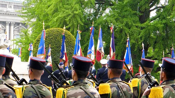 Ceremonin för att markera västra allierade världskriget två seger vapenstillestånd — Stockfoto