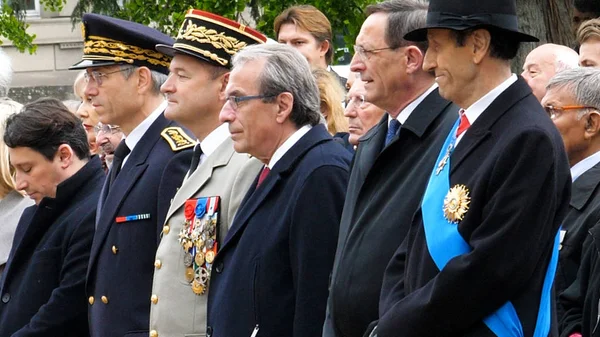 Роланд Рейс на церемонии в честь жертв Второй мировой войны — стоковое фото