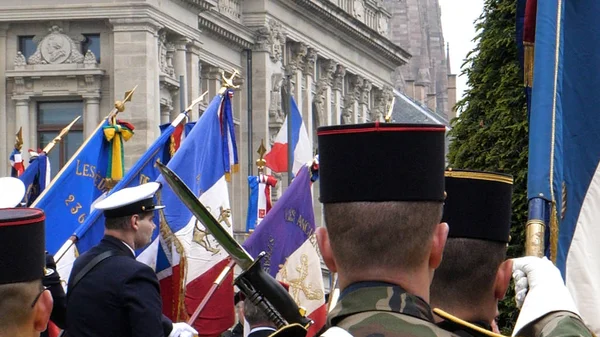 Cérémonie pour marquer la victoire des alliés occidentaux Deuxième Guerre mondiale Armistice — Photo