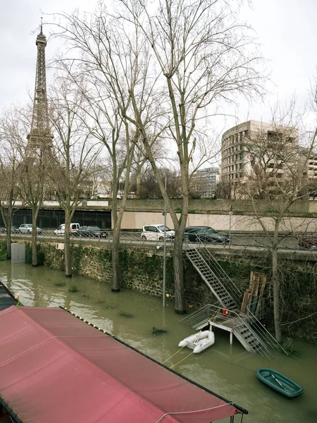 Inundaciones en París — Foto de Stock