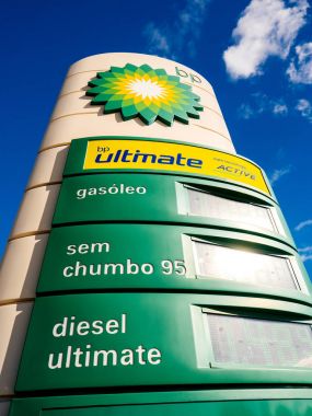  Üzerinden aşağıda gösterilen tüm gaz p Bp British Petroleum totem görüntülemek