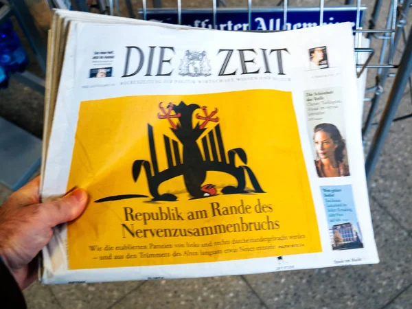 Die Zeit press in Berlin Germany — Stock Photo, Image