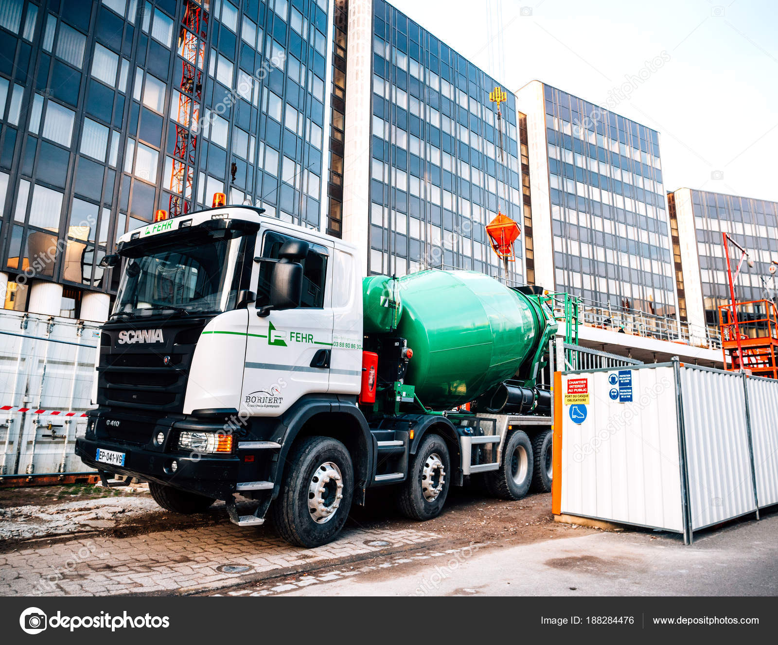 scania cement mixer truck