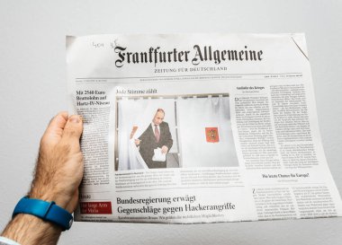 Alman basın ile 2018 gelen Rus başkanlık seçimleri hakkında 