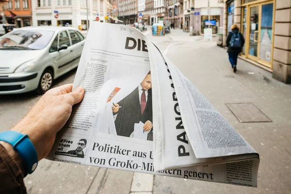 Die Welt élection présidentielle russe de 2018 avec la victoire — Photo