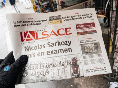 Fransız kapağında Nicholas Sarkozy 