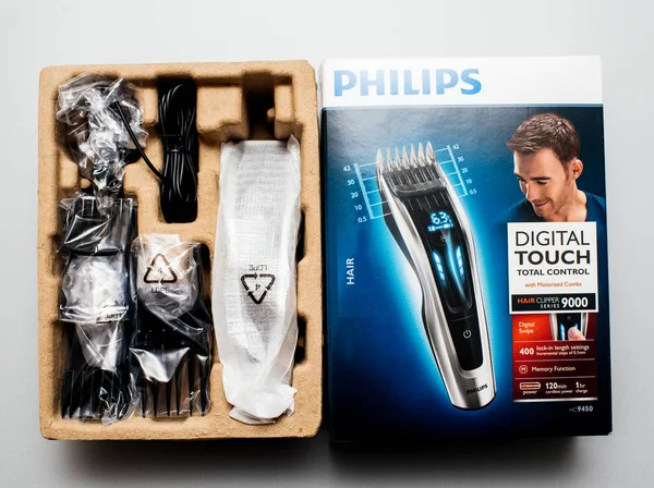 Philips Hair Clipper Series 9000 Professional digital clipper — Stock Photo, Image