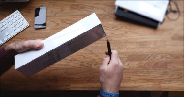 POV unboxing ve ilk çalışma Apple Watch serisi 3