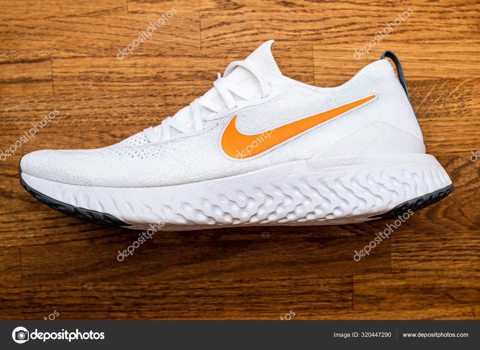 Nike Epic React flyknit running professional shoe Stock Editorial © ifeelstock #320447290