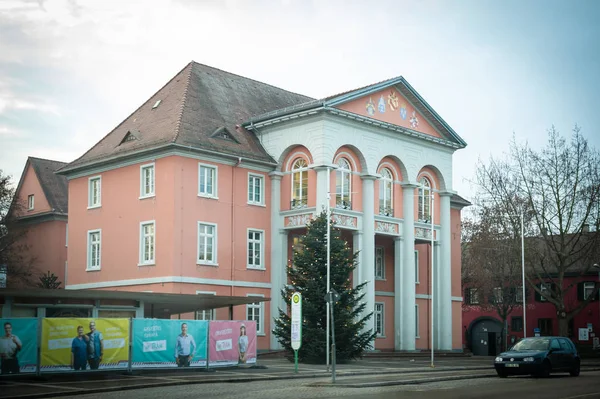 Ville allemande de Kehl avec l'hôtel de ville principal Rathaus Baden architecte — Photo