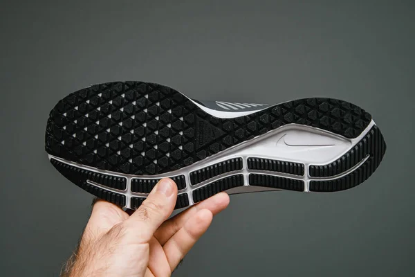 Nike model Air Zoom Pegasus 36 Shield sole rubber — Stock Photo, Image