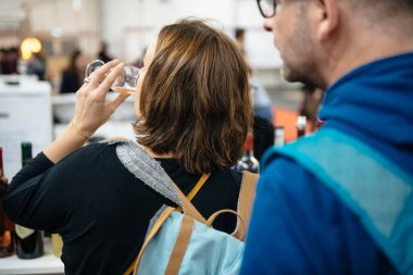 Fuar fuarı Vignerons Fransa 'nın bağımsız şarap üreticileri