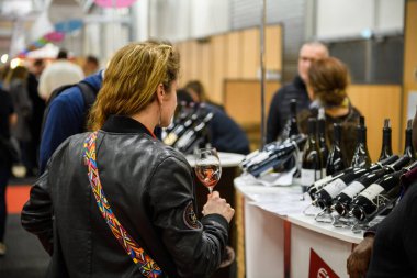 Fuar fuarı Vignerons Fransa 'nın bağımsız şarap üreticileri