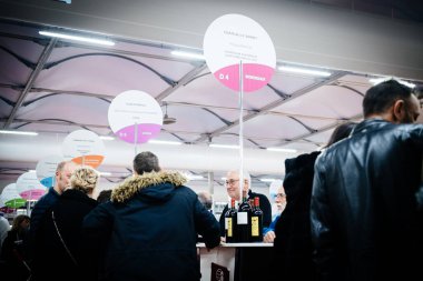 Fuar fuarı Vignerons Fransa 'nın bağımsız şarap üreticileri