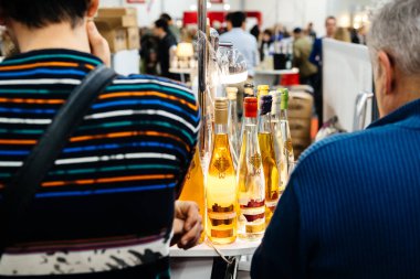 Fuar fuarı Vignerons Fransa 'nın bağımsız şarap üreticileri