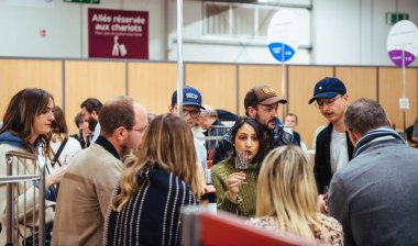 Fuar fuarı Vignerons Fransa 'nın bağımsız şarap üreticileri