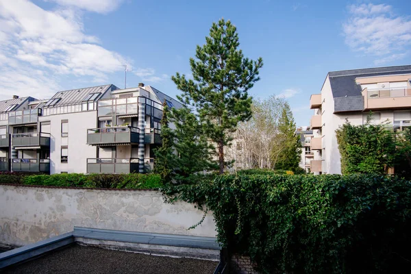 Vista elevada del moderno apartamento francés de los 80 —  Fotos de Stock