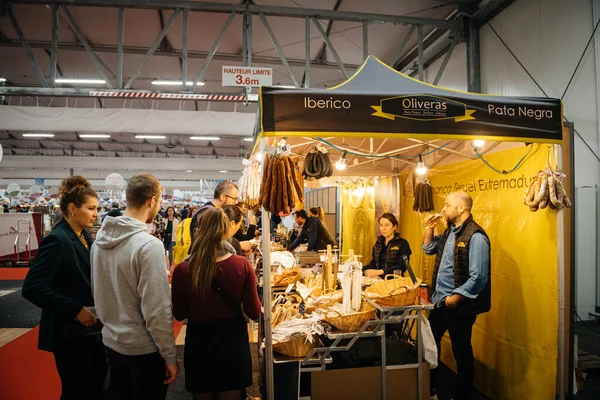 Exposición feria Vignerons independiente Enólogos independientes de Francia —  Fotos de Stock