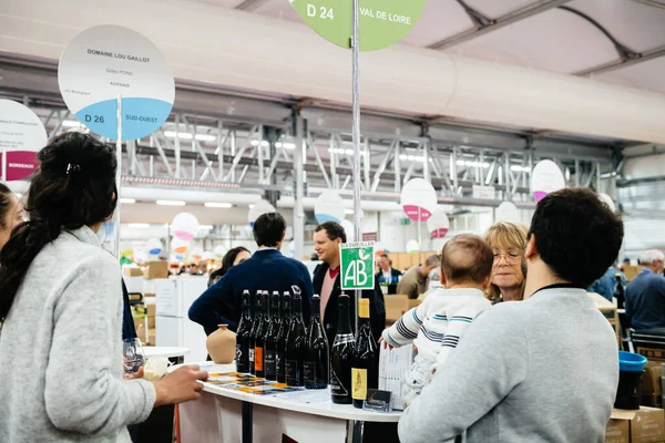 Tentoonstellingsbeurs Vignerons onafhankelijk Onafhankelijke wijnmakers van Frankrijk — Stockfoto