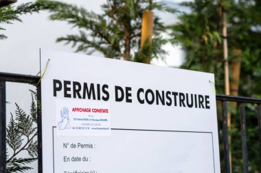 Permis de Construction izni olarak çevrilebilir