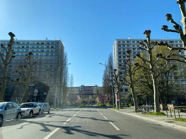 Strasbourg France Mar 2020 Empty Street General Lockdown France Due — Stock Photo, Image