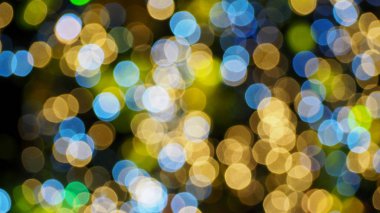 Renkli bulanık bokeh ışıklar.