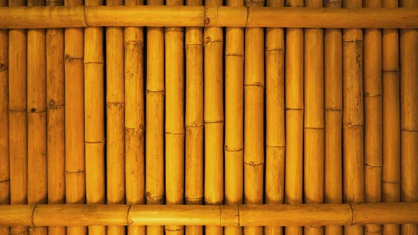 Velha parede de fundo de bambu sujo da natureza real . — Fotografia de Stock