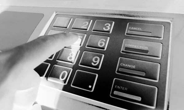 Problema de error ATM no tienen dinero o concepto fuera de servicio . — Foto de Stock