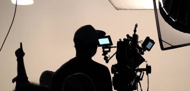 Tv film video film çekim sahne.