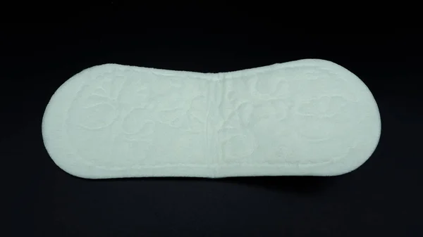 Гігієнічна прокладка білого кольору бавовни . — стокове фото