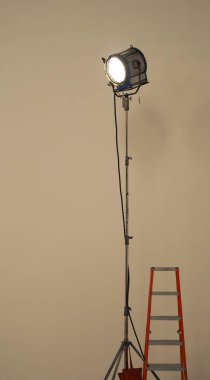 Büyük Led spotlight video stüdyoda çekim için