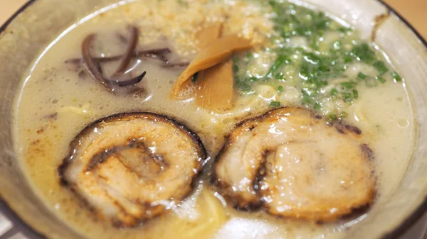 Chashu vepřové za na ramen nudle. — Stock fotografie