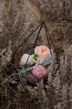 buket cam güzel çiçek