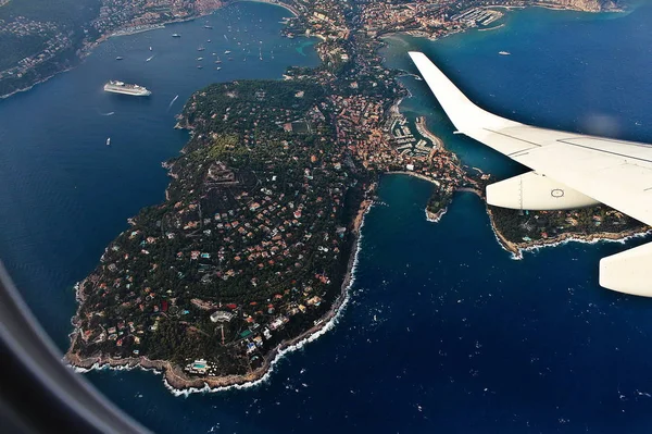 Lombar antibes yarımadanın cote d'azur, Fransa görüntüleyin.  