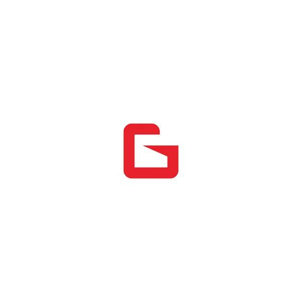 Mektup g logosu — Stok Vektör