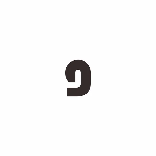 Bokstaven g logo — Stock vektor