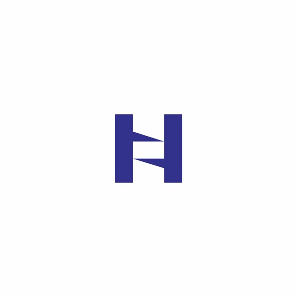 Logo huruf H - Stok Vektor