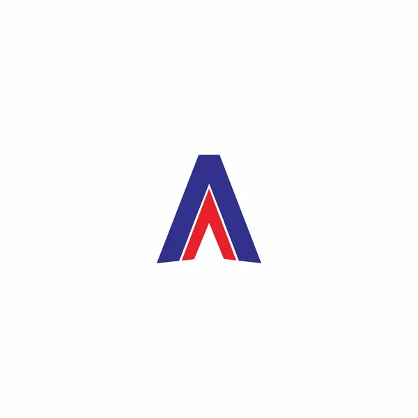 Písmeno Aa Logo — Stockový vektor